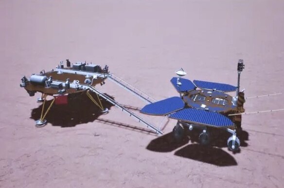 کاوشگر چینی ۸۰۸ متر روی مریخ طی کرد