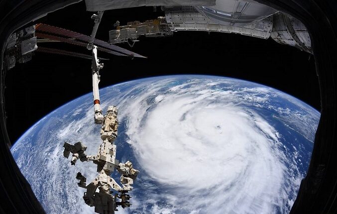 Hurricane Ida from space