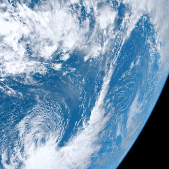 تصویر ماهواره‌ای آتشفشان