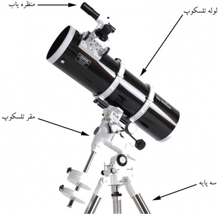 اجزای تلسکوپ