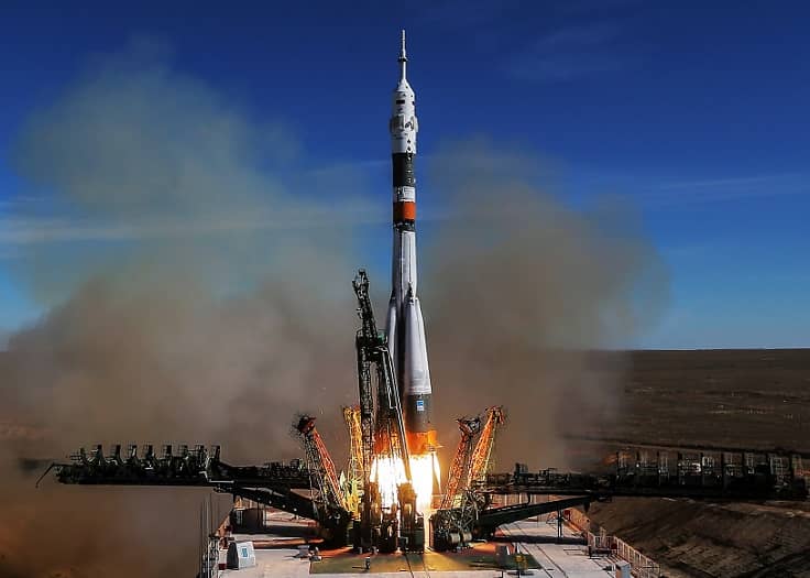موشک فضاپیمای سایوز روسیه