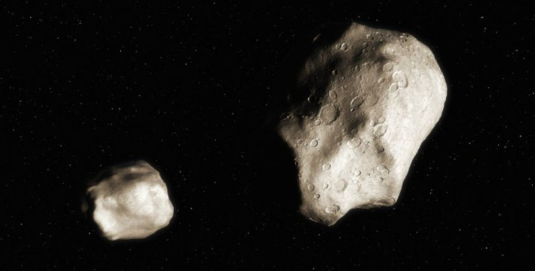 جفت سیارک فضا نجوم
