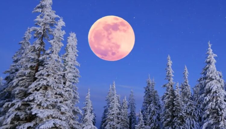 ماه بدر ماه برفی