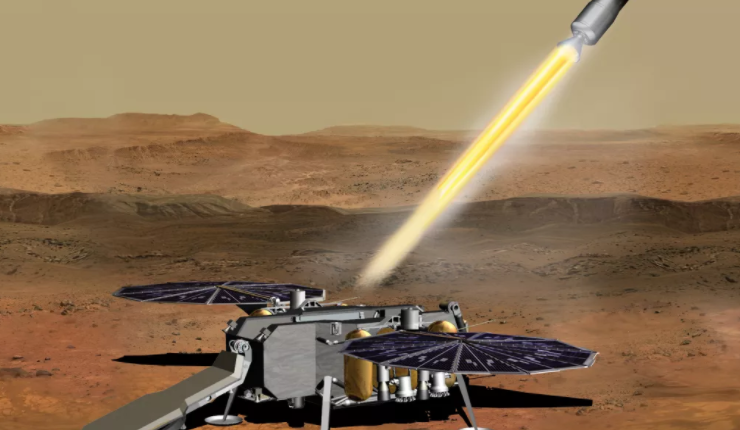 فضاپیما مریخ نورد ناسا موشک