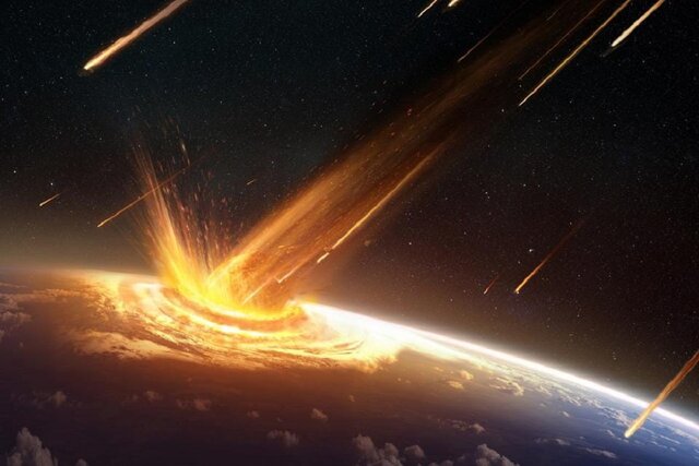 Meteorite space asteroid