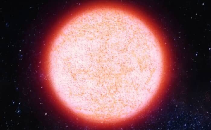 giant red star space