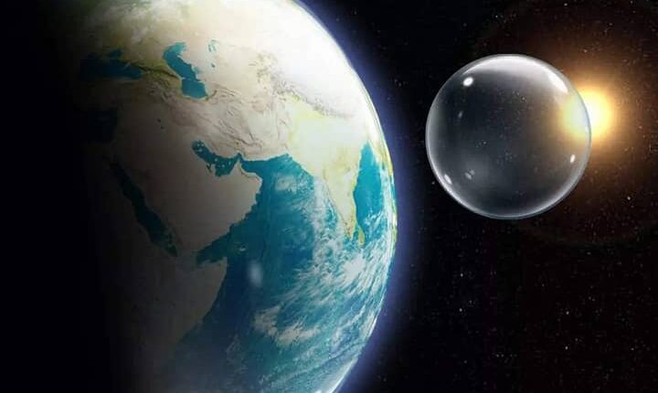 حباب فضایی تغییرات آب و هوا گرمایش جهانی