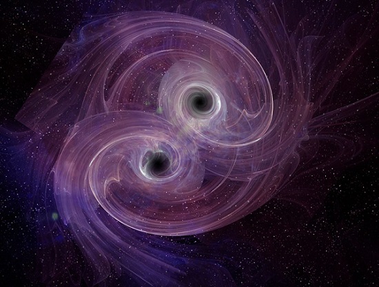 پیش‌بینی انیشتین برخورد سیاهچاله‌ها