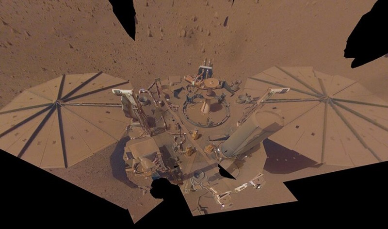 آخرین تصویر کاوشگر اینسایت ناسا مریخ