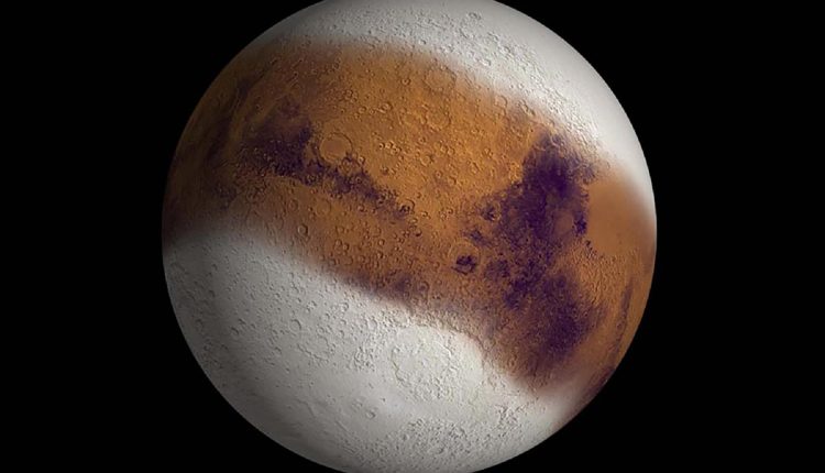 سطح یخبندان عجیب در مریخ