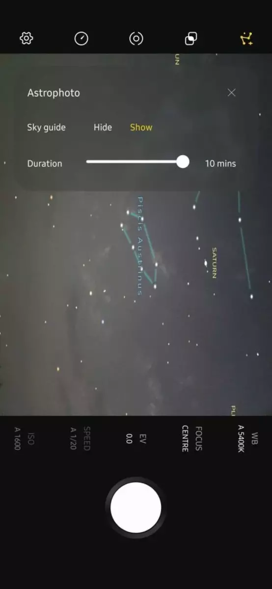 عکاسی نجومی با Galaxy S21