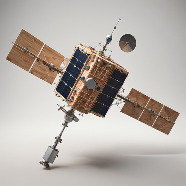 ژاپن قصد دارد ماهواره های چوبی برای کاهش زباله های فضایی ایجاد کند